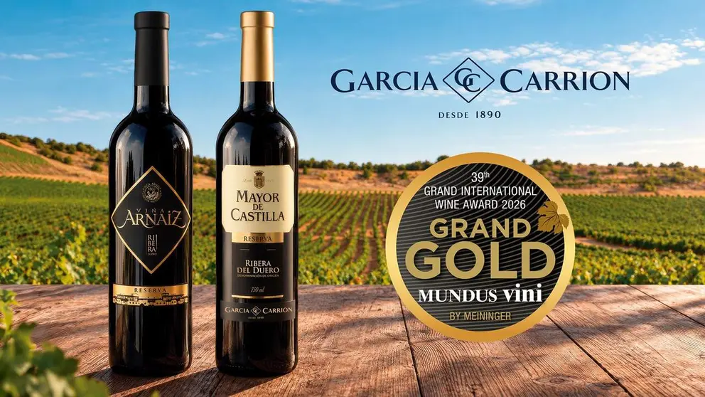 Vinos de Garc&iacute;a Carri&oacute;n premiados. CEDIDA