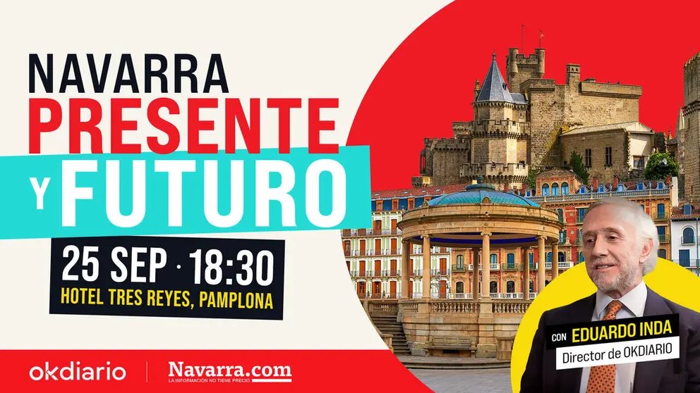 Jornada Navarra, presente y futuro, organzada por navarra.com y OkDiario.
