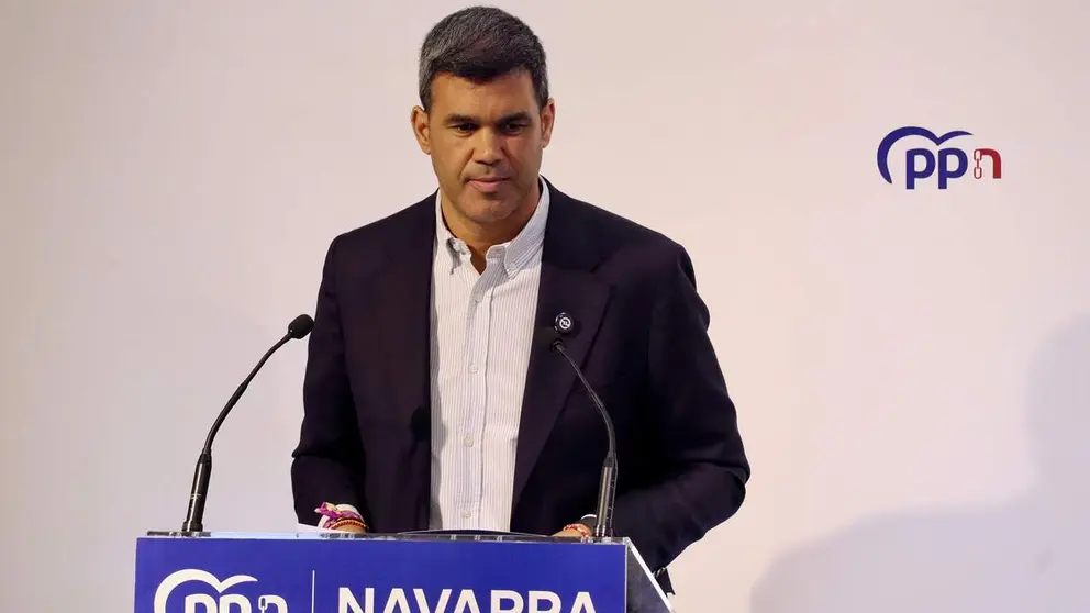 El presidente del PP de Navarra, Javier Garc&iacute;a. CEDIDA