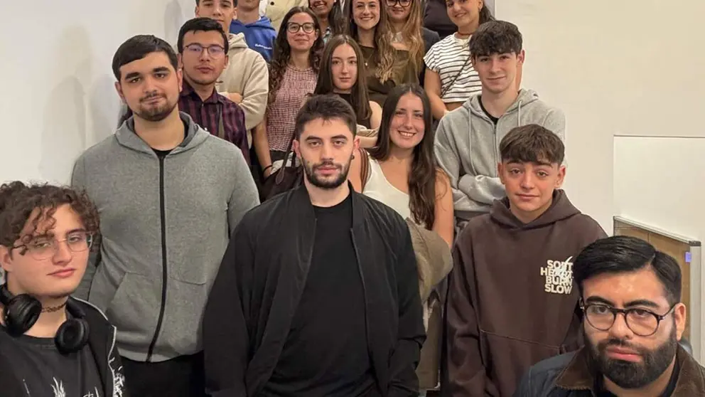 Alumnos en la apertura del curso de Creanavarra. CEDIDA
