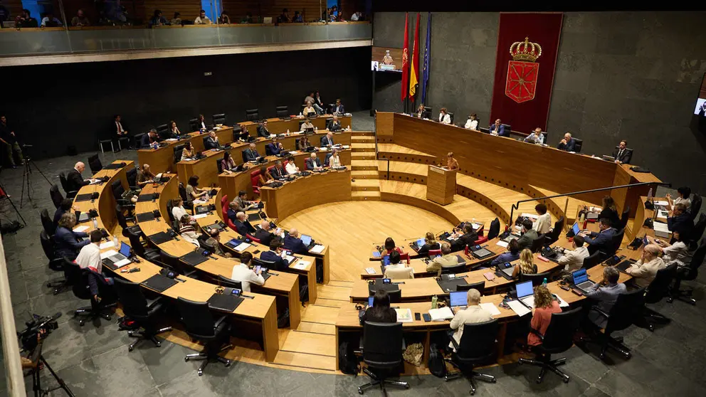 Debate sobre el estado de la Comunidad Foral en el Parlamento de Navarra. NAVARRA.COM
