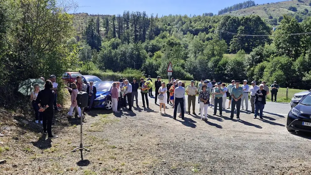 Concentraci&oacute;n en recuerdo de Juan Carlos Beiro en Leiza.