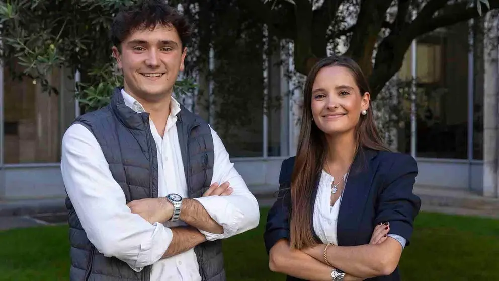 Pablo Aguinaga Latasa y Julia San Segundo Santaf&eacute;, nuevos delegados de la Universidad de Navarra.