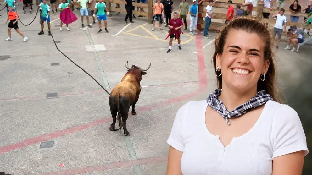 Una imagen de la joven fallecida en el toro con soga de Lodosa.