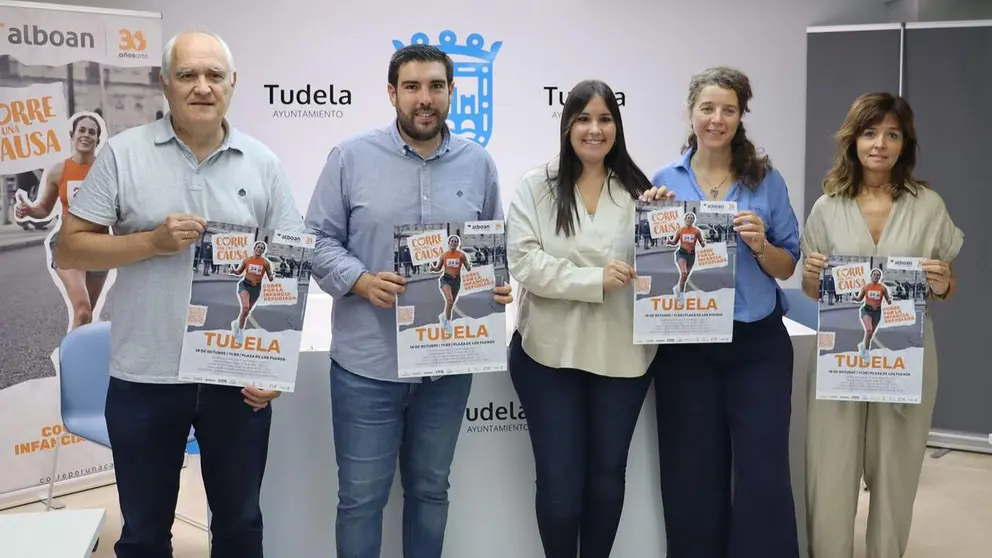 Presentaci&oacute;n de la carrera 'Corre por una causa'. AYUNTAMIENTO DE TUDELA