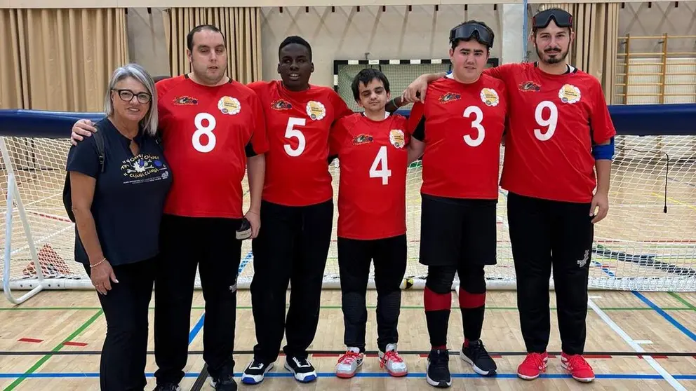 Equipo de Goalball Navarra. CEDIDA