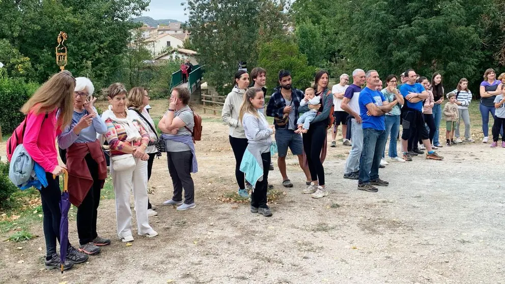 Inauguraci&oacute;n de los Senderos del Ega en Murieta. Navarra.com