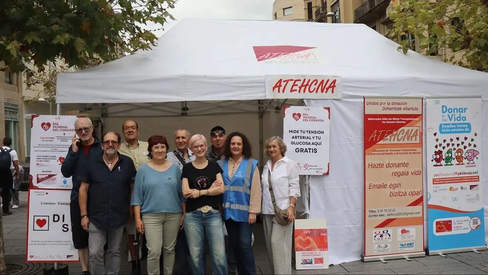 Carpa instalada por ATECHNA en Pamplona. CEDIDA