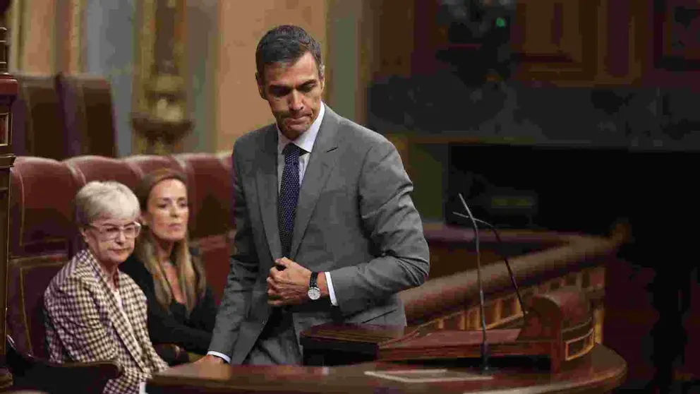 El presidente del Gobierno, Pedro S&aacute;nchez, en el Congreso de los Diputados. EUROPAPRESS