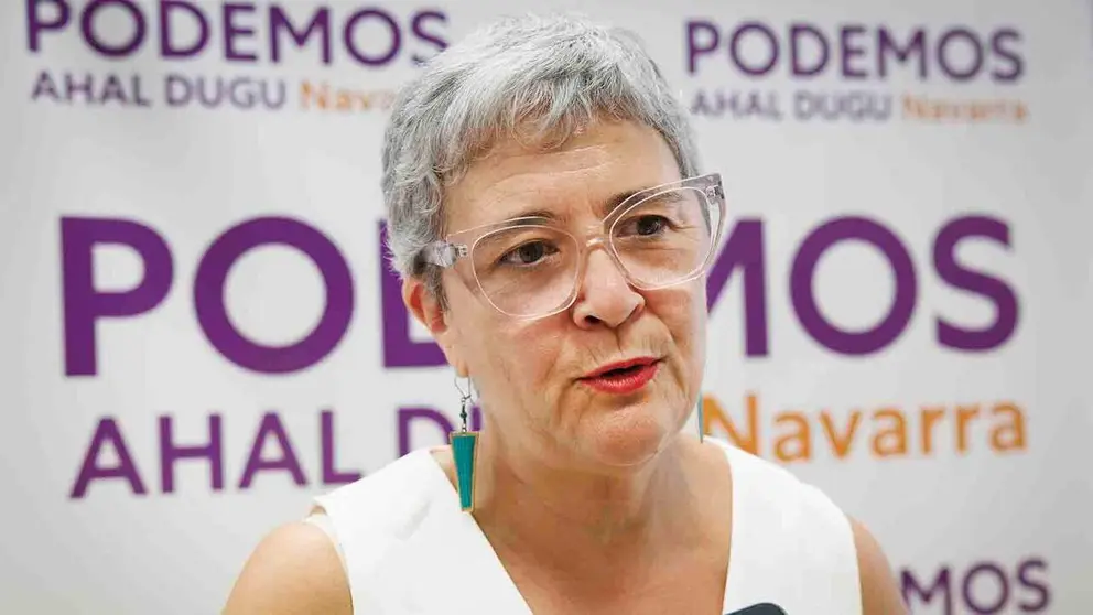 Neniques Rold&aacute;n, candidata de Podemos en Navarra. EFE/ Villar L&oacute;pez