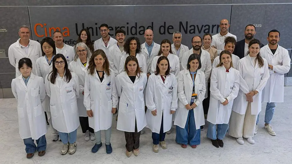 Profesionales del Cima Universidad de Navarra que participan en los proyectos seleccionados por la Fundaci&oacute;n &rdquo;la Caixa". CIMA