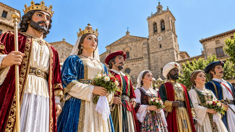 Un grupo de gigantes en una imagen creada por la IA.