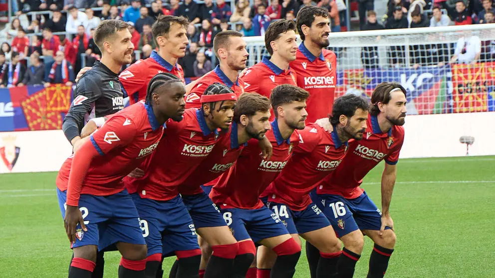 Partido de LaLiga EA Sports entre CA Osasuna y Racing de Santander disputado en el estadio de El Sadar en Pamplona. I&Ntilde;IGO ALZUGARAY