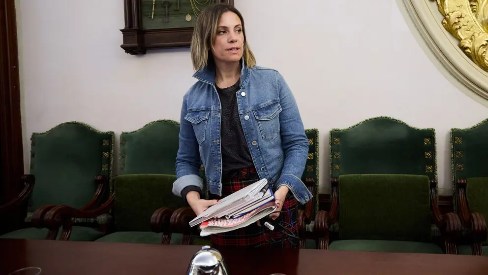 Marina Curiel, portavoz del PSN en el Ayuntamiento de Pamplona I&Ntilde;IGO ALZUGARAY