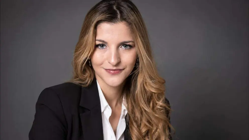 Est&iacute;baliz Moreno Irigoyen, candidata de Vox al Senado por Navarra. CEDIDA
