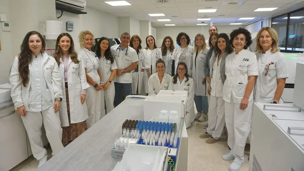El laboratorio del Hospital Reina Sof&iacute;a de Tudela logra una acreditaci&oacute;n internacional in&eacute;dita en el centro sanitario. GOBIERNO DE NAVARRA