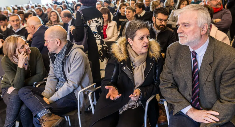 Los momentos del acto oficial: el homenaje de Navarra a sus funcionarios jubilados en 2017