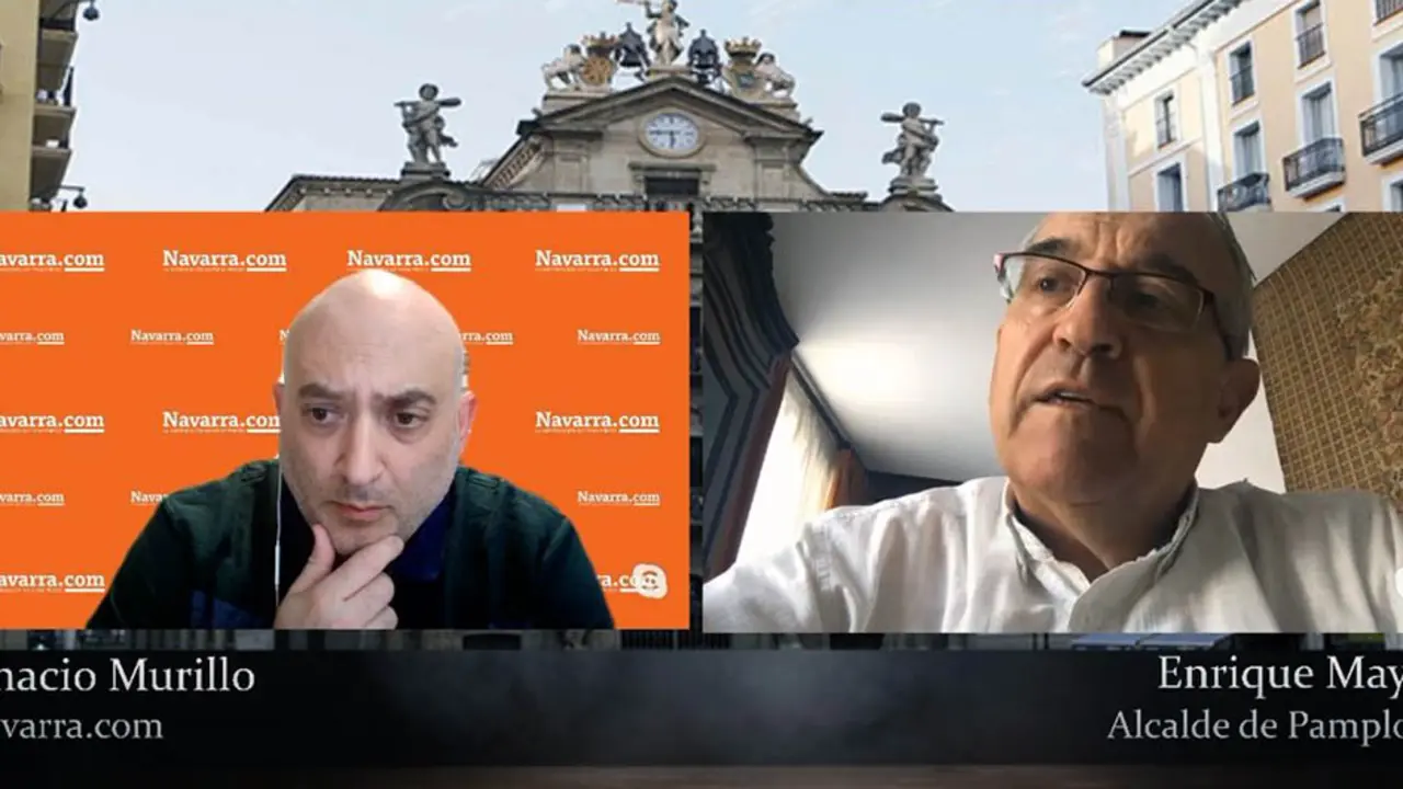 Entrevista con Enrique Maya, alcalde de Pamplona en Navarra.com.