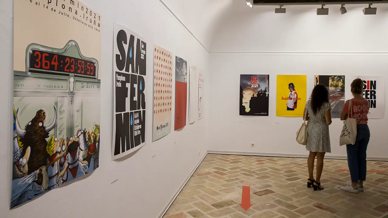 Una de las exposiciones sobre San Fermín que puede visitarse en el recinto de la Ciudadela de Pamplona. AYUNTAMIENTO DE PAMPLONA