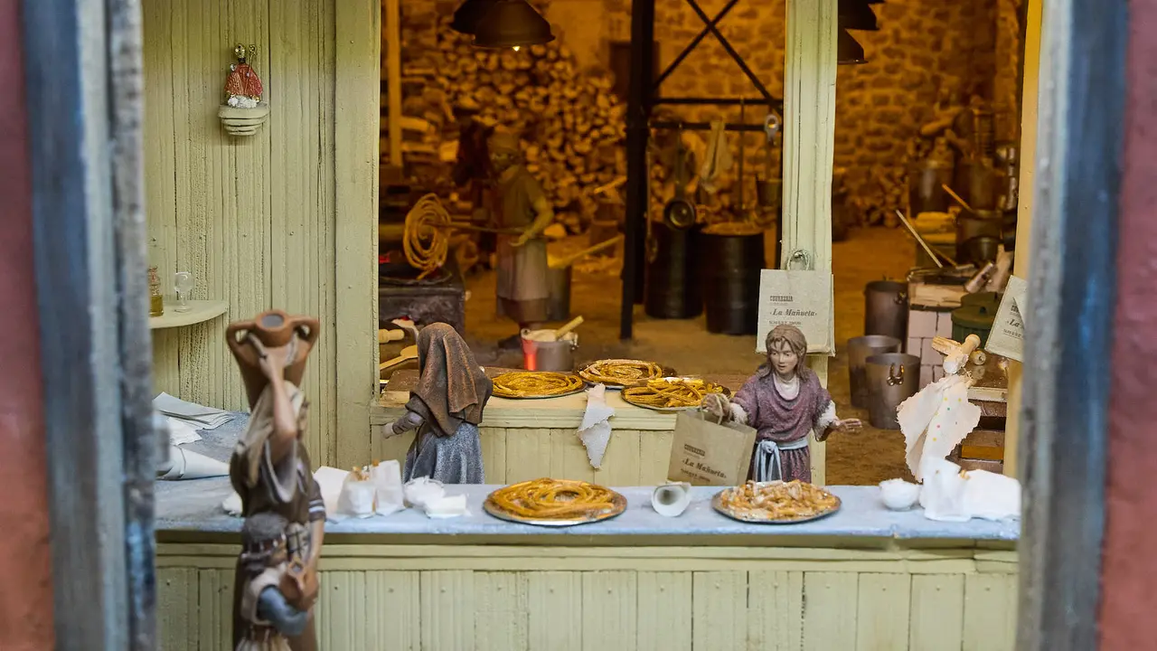Tradicional exposici&oacute;n de Belenes en Baluarte organizada por la Asociaci&oacute;n de Belenistas de Pamplona. I&Ntilde;IGO ALZUGARAY