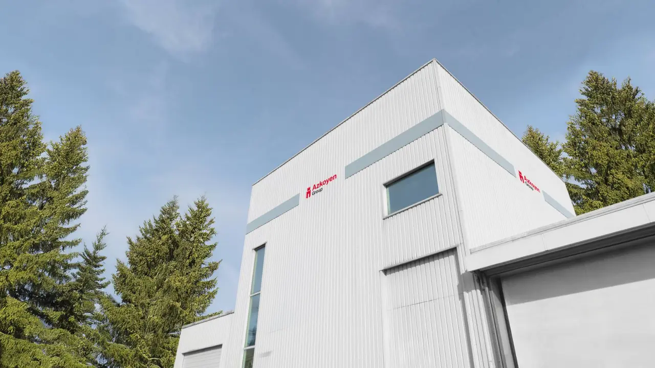 Fachada de las instalaciones de Grupo Azkoyen. CEDIDA