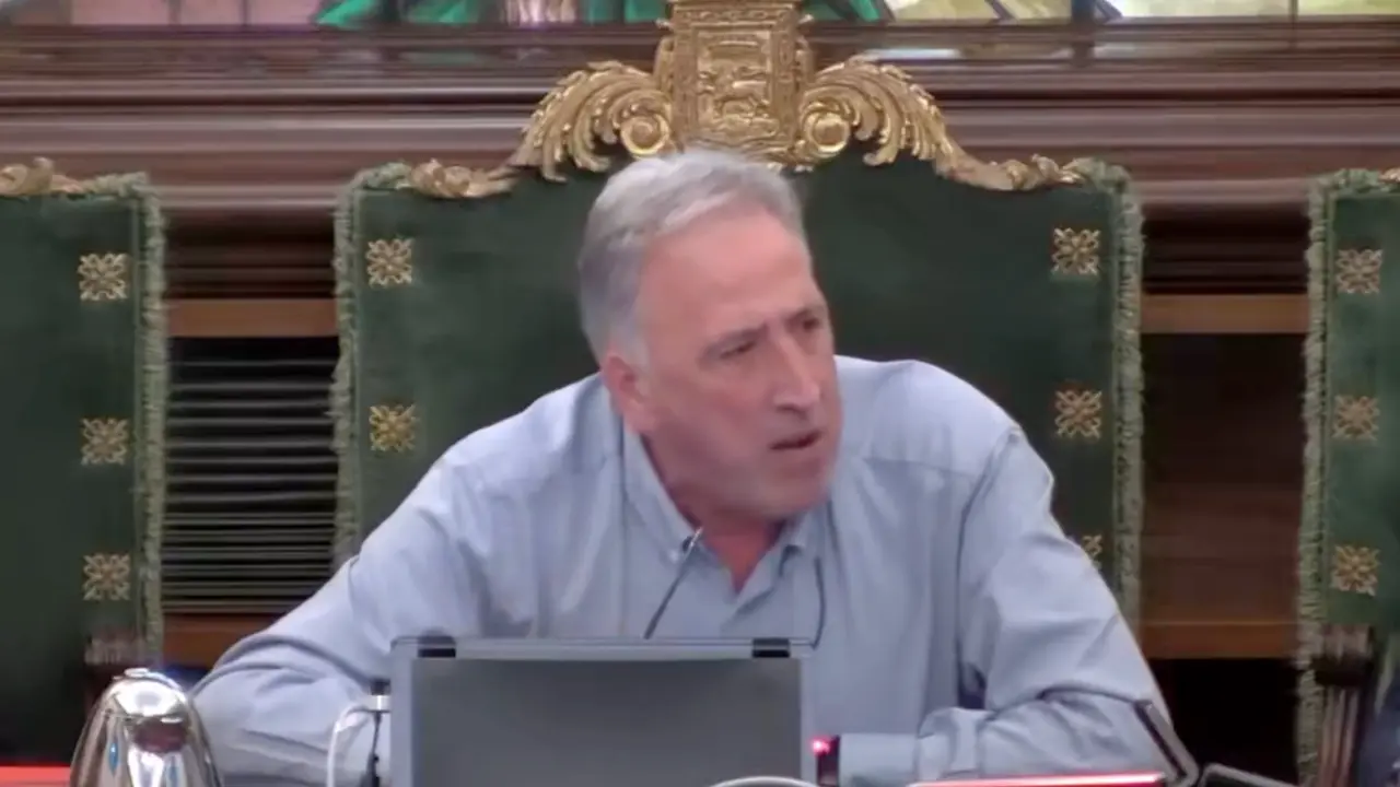 Captura del v&iacute;deo del momento de las declaraciones de Asiron