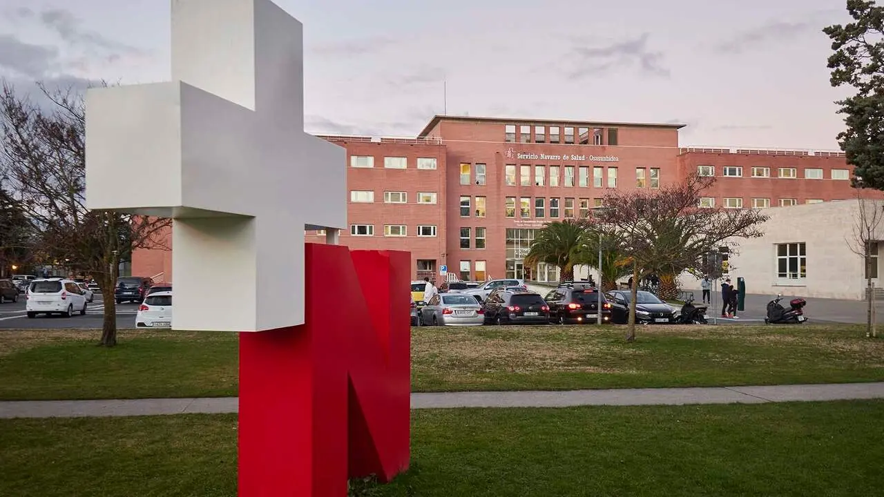 Entrada del Hospital Universitario de Navarra / Europa Press
