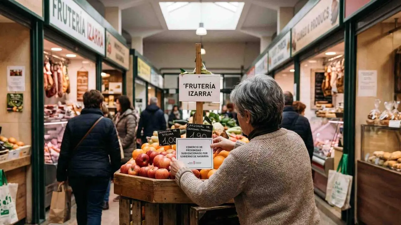 Imagen de comercio local recreada con inteligencia artificial