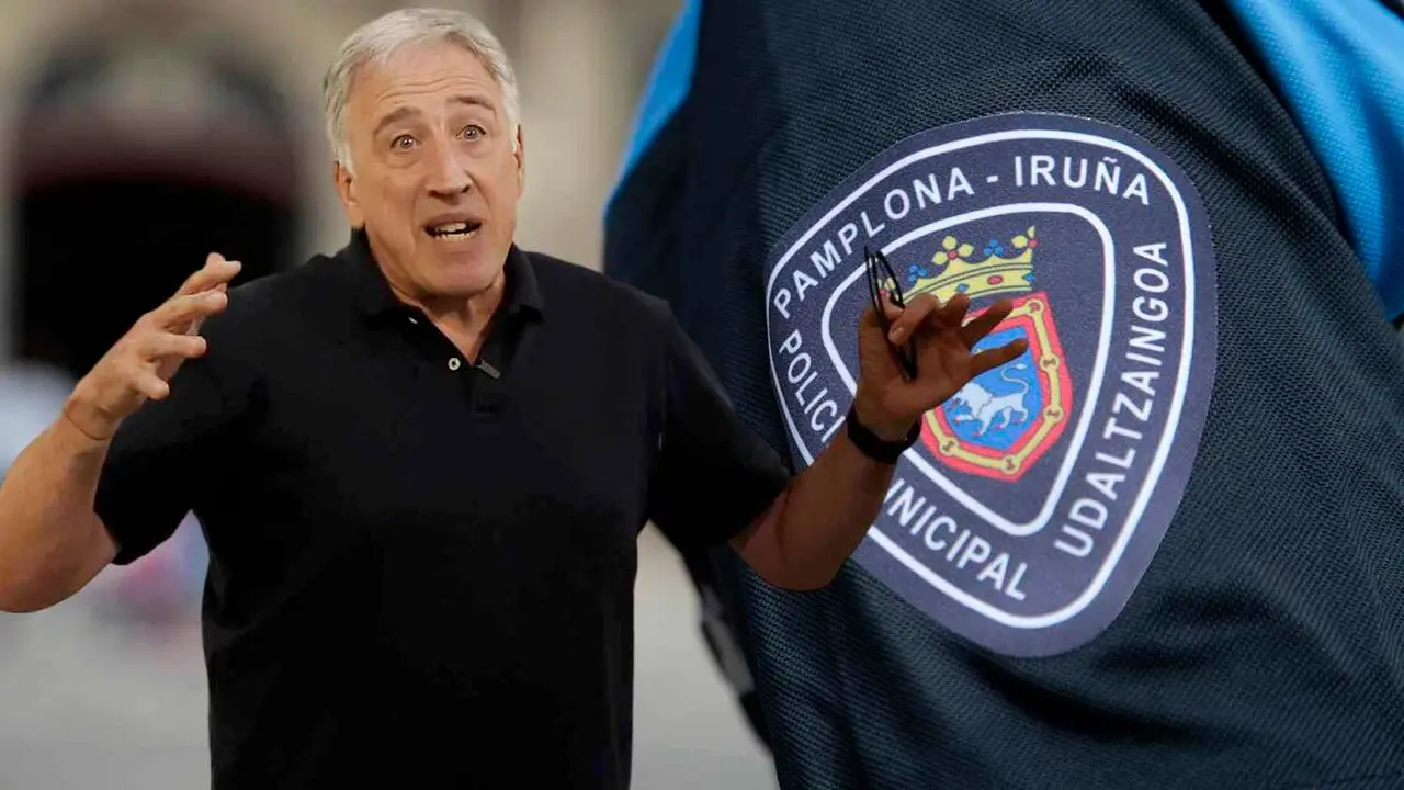 Fotomontaje con una imagen Joseba Asiron. NAVARRA.COM