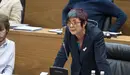 Parlamentarios de UPN, PP, PSN-PSOE, Geroa Bai, EH Bildu, Podemos, Izquierda Ezkerra durante un pleno en el Parlamento de Navarra
