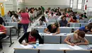 Un examen de oposiciones de maestros. EFE