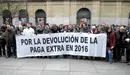 Concentración por la devolución de la paga extra