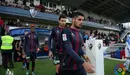 El Huesca sale al terreno de juego de Alcoraz. Foto LFP.