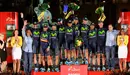 El Movistar Team fue el mejor equipo de la Vuelta 2015.