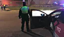 La Policía Foral, en un control de Tráfico.