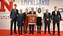 De izda a dcha Erik Zabala, Uxue Barkos, Lia Versteg, José María Zabala, Ainhoa Zabala, Manu Ayerdi y Unai Zabala.