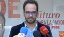 El portavoz del Grupo Socialista en el Congreso, Antonio Hernando. TVE
