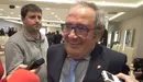 Luis Sabalza después de la asamblea de socios.