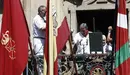 Joseba Asirón, en la imagen, colocó la ikurriña en Pamplona en plenos Sanfermines