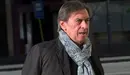 GRA050. PAMPLONA (NAVARRA) 01/03/2016.- El expresidente de Osasuna Miguel Archanco, a su llegada hoy al Palacio de Justicia de Navarra para declarar en el juicio al jugador Mamadou Koné celebrado hoy en el Juzgado de lo Social número 3 de Pamplona de la demanda interpuesta por Osasuna contra el jugador y el Racing de Santander por incumplimiento de contrato. EFE/Villar López
