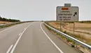 Lugar del accidente en la N134 a la altura de Lodosa.