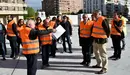 Visita a las obras de la plaza de 6.000 metros cuadrados del Iturrama Nuevo. PABLO LASAOSA6
