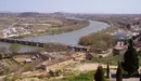 Imagen del Ebro, a su paso por Tudela. 