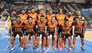 Aspil Vidal en el pabellón del Palma futsal.