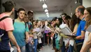 Una imagen de estudiantes antes de iniciarse la prueba en el Aula 09 del campus de Arrosadia, en Pamplona. 3