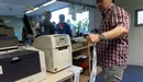 Venta de entradas en el estadio de El Sadar para el partido de play-off entre Osasuna y Girona. (9). IÑIGO ALZUGARAY