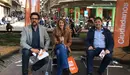 Ciudadanos, en el Paseo de Sarasate