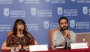 Maider Beloki, concejala de Cultura, presenta el programa de San Fermín 2016 acompañada de Edmundo Irujo, director artístico de la empresa que lo ha diseñado. IÑIGO ALZUGARA (3)