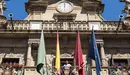 Jesús Ilundain Zaragüeta, El Tuli, es el encargado de lanzar el chupinazo de los Sanfermines 2016. IÑIGO ALZUGARAY (3)