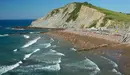 Playa de Itzurun, en Zumaia, donde se prevé que se ruede Juego de Tronos. 